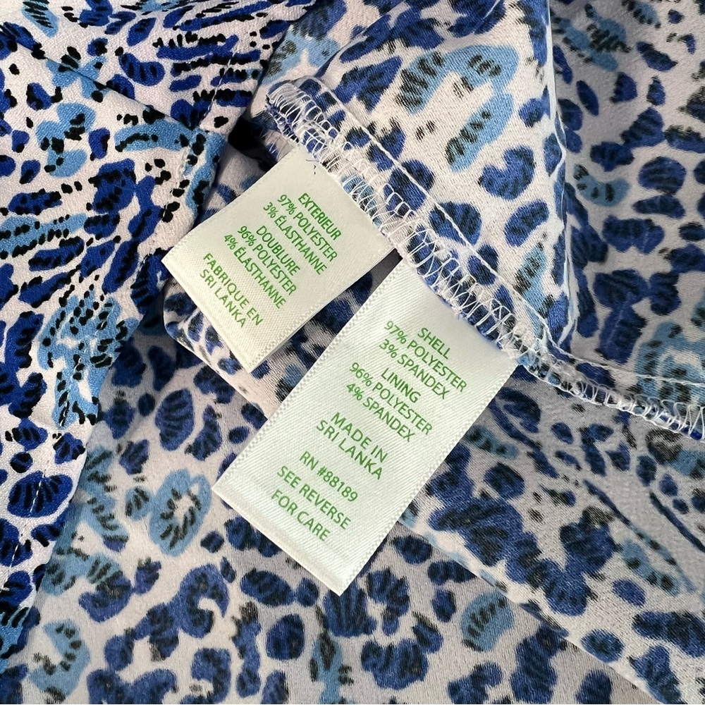 Lilly Pulitzer Blue and White Patterned Romper - Picture 6 of 13